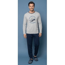 6081 ENTREDOS PIJAMA HOMBRE OLD BUT GOLD I`M CLASSIC
